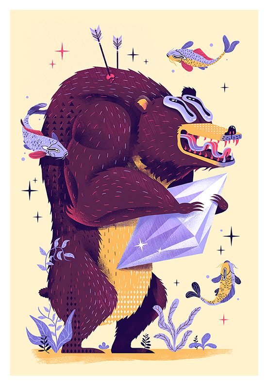 Bear & Crystal